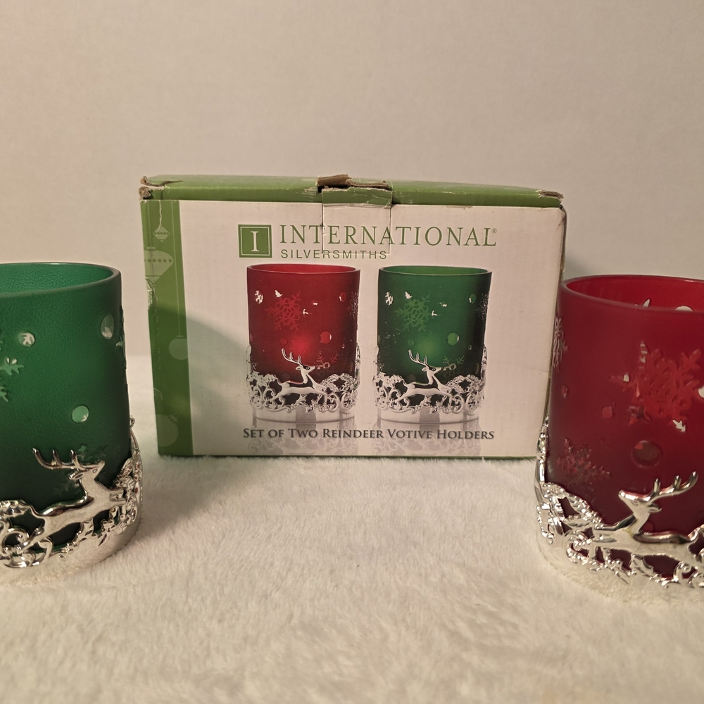 International Silversmiths Holiday Votive‎ Holder - Picture 16 of 16